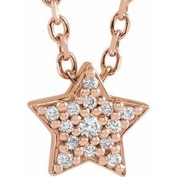 Star Necklace or Slide Pendant
